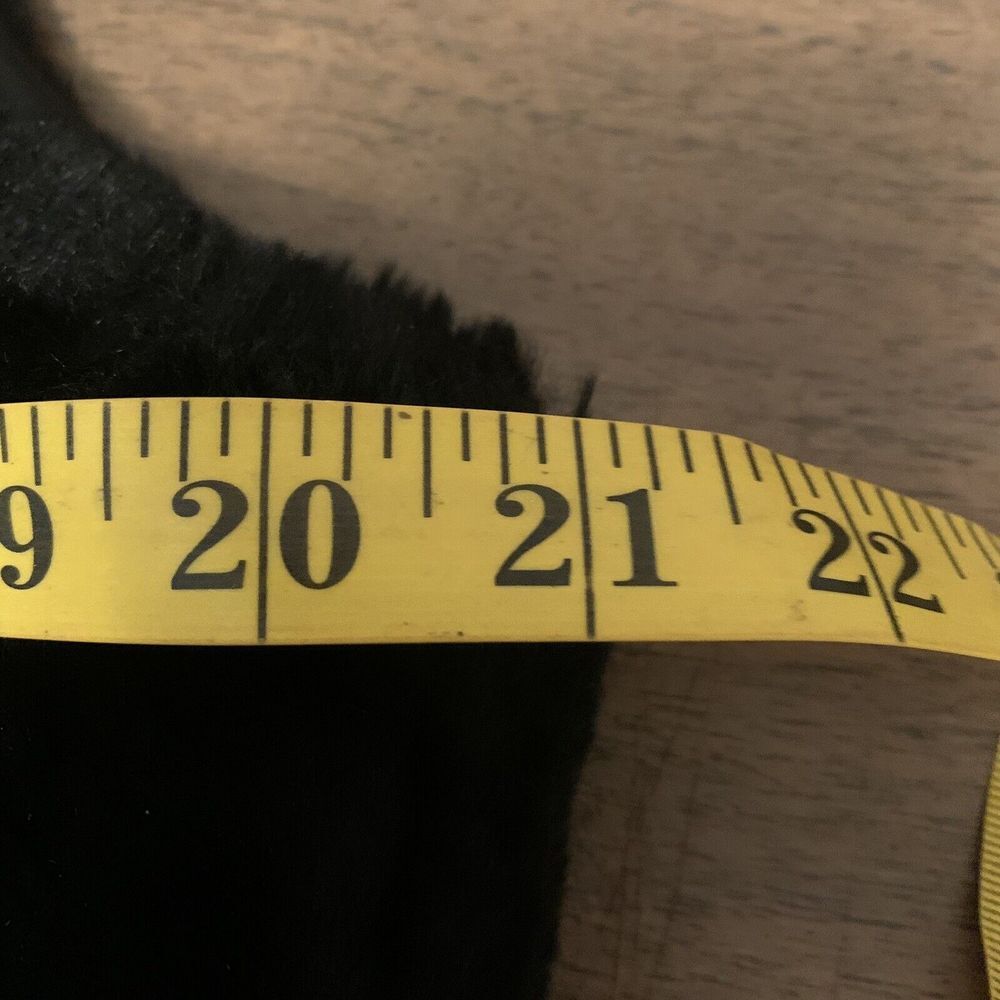 Cambridge Dry Goods Vest Womens  Large Faur Fur Vegan Fur Zip Front Soft Vintage - Picture 9 of 12